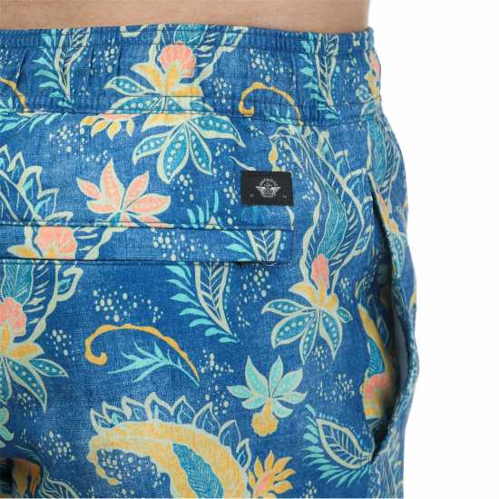 Dockers 7 Inch Swim Shorts Средновековен син 