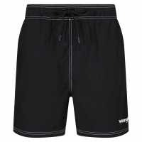 Wrangler Мъжки Плувни Шорти Lima Swim Shorts Mens Черно Мъжки къси панталони