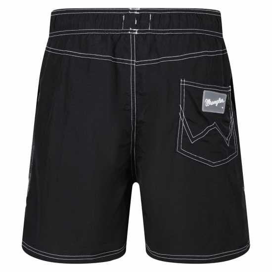 Wrangler Мъжки Плувни Шорти Lima Swim Shorts Mens Черно Мъжки къси панталони