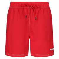 Wrangler Мъжки Плувни Шорти Lima Swim Shorts Mens Червено Мъжки къси панталони