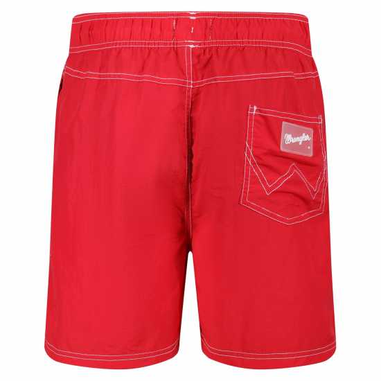 Wrangler Мъжки Плувни Шорти Lima Swim Shorts Mens Червено Мъжки къси панталони