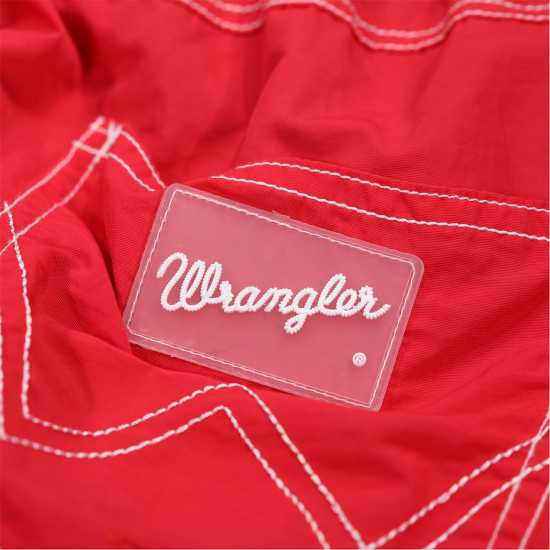 Wrangler Мъжки Плувни Шорти Lima Swim Shorts Mens Червено Мъжки къси панталони