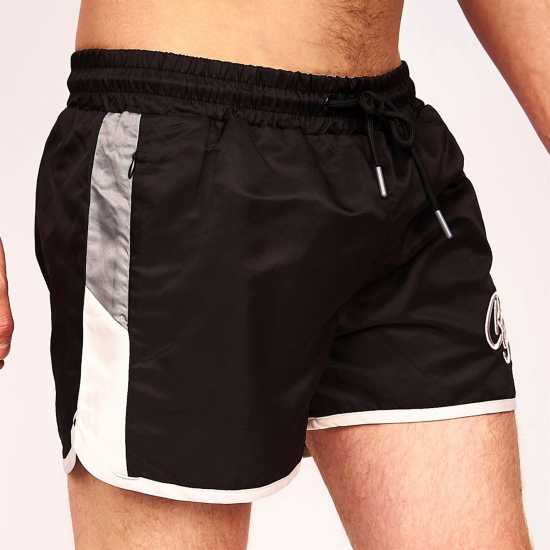 Crosshatch Barli Short Sn99 Черно Мъжки плувни шорти и клинове