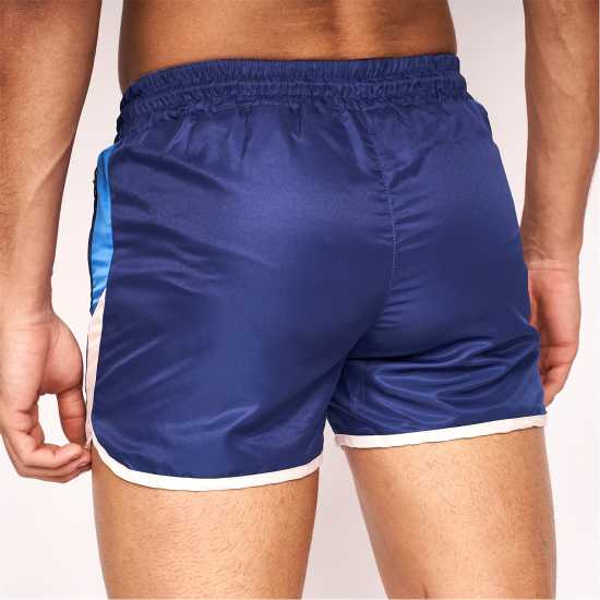 Crosshatch Barli Short Sn99 Синьо Мъжки плувни шорти и клинове