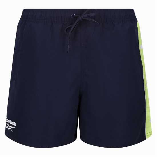 Reebok Reu Swim Shorts Морско синьо/Жълто Мъжки къси панталони