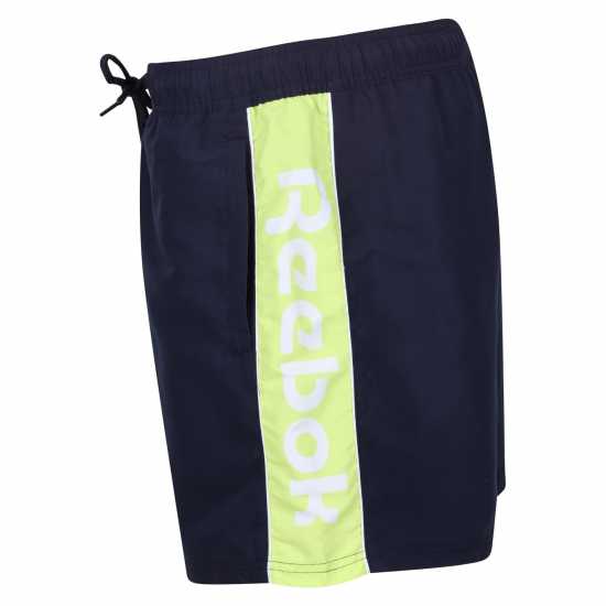 Reebok Reu Swim Shorts Морско синьо/Жълто Мъжки къси панталони