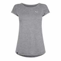 Salewa Puez Melange Dry T-Shirt Womens Оттенък Мел Атлетика