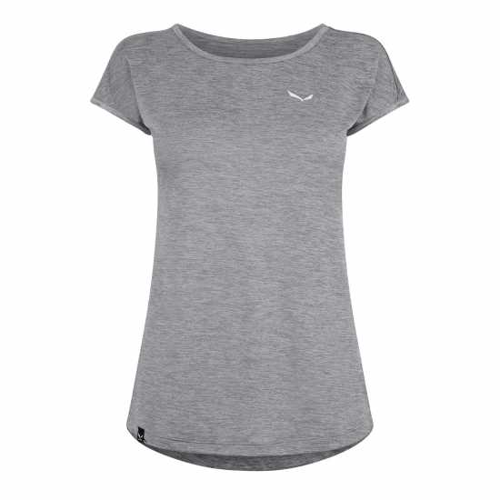 Salewa Puez Melange Dry T-Shirt Womens Оттенък Мел Атлетика