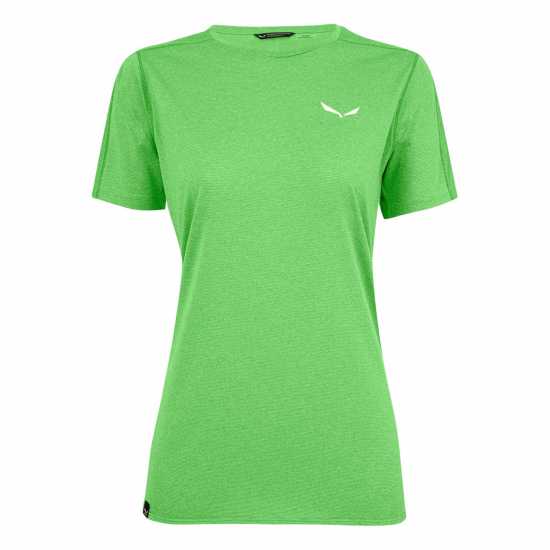 Salewa Pedroc 3 Dry T-Shirt Womens Бледа жаба Мел Атлетика