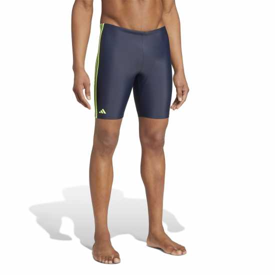 Adidas Мъжки Плувен Клин Primeblue 3-Stripes Swim Jammer Mens ЛегИнк / Луклем Мъжки плувни шорти и клинове