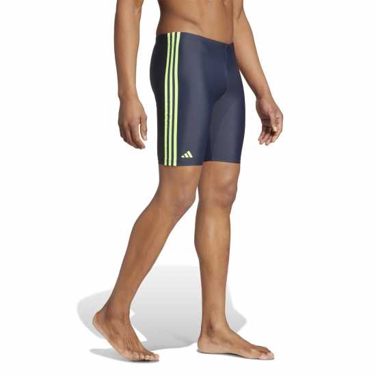 Adidas Мъжки Плувен Клин Primeblue 3-Stripes Swim Jammer Mens ЛегИнк / Луклем Мъжки плувни шорти и клинове