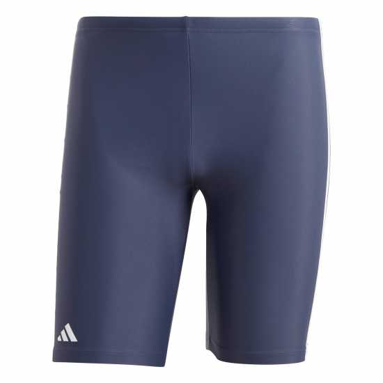 Adidas Мъжки Плувен Клин Primeblue 3-Stripes Swim Jammer Mens Морско синьо/Бяло Мъжки плувни шорти и клинове