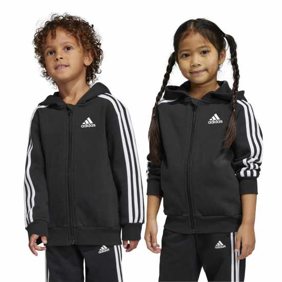 Adidas Яке С Качулка И Цип Essentials 3-Stripes Zip Hooded Jacket  