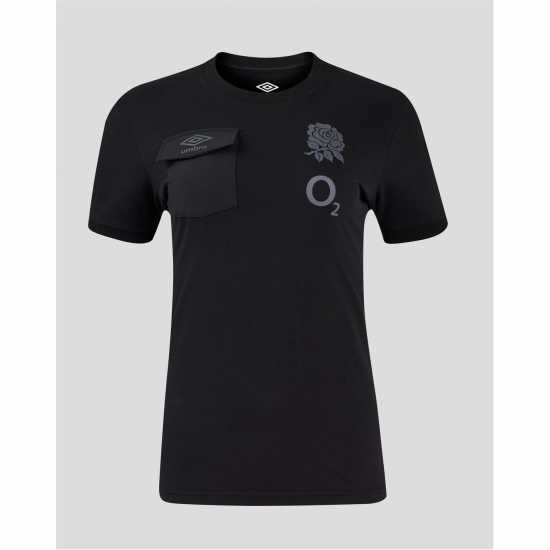 Umbro England Rugby Presentation T-Shirt 2024 Womens  