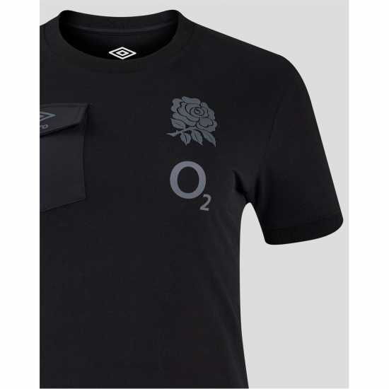 Umbro England Rugby Presentation T-Shirt 2024 Womens  