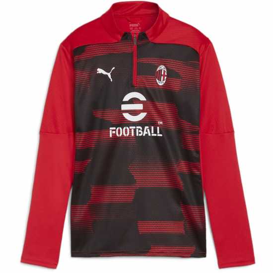 Puma Ac Milan Pre Match Quarter Zip Top 2024 2025 Juniors  Детски горнища с цип