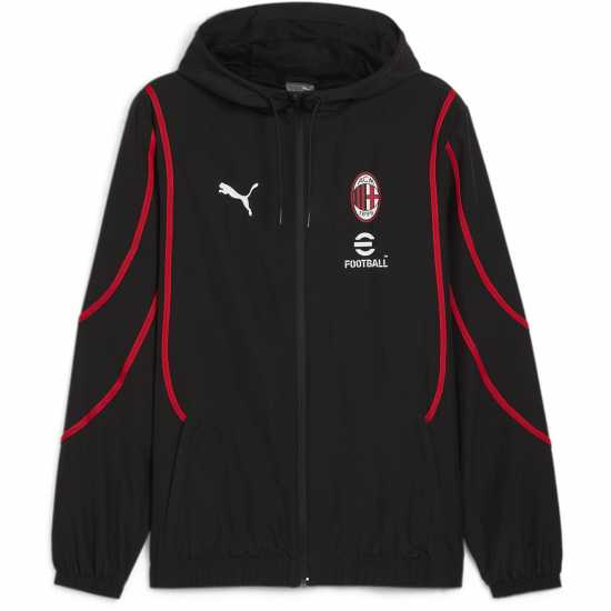 Puma Тъкано Горнище Ac Milan Prematch Woven Jacket 2024 2025 Adults  Мъжки грейки