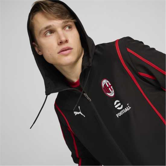 Puma Тъкано Горнище Ac Milan Prematch Woven Jacket 2024 2025 Adults  Мъжки грейки