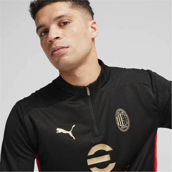 Puma Ac Milan Quarter Zip Training Top 2024 2025 Adults  Мъжки ризи