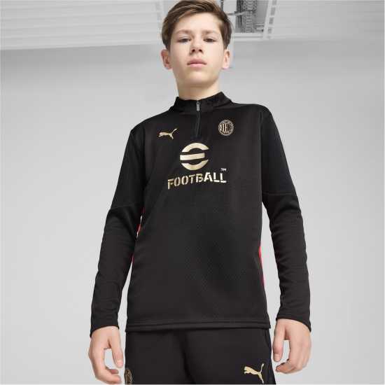 Puma Ac Milan Quarter Zip Training Top 2024 2025 Juniors  Детски горнища с цип