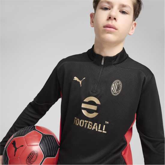 Puma Ac Milan Quarter Zip Training Top 2024 2025 Juniors  Детски горнища с цип