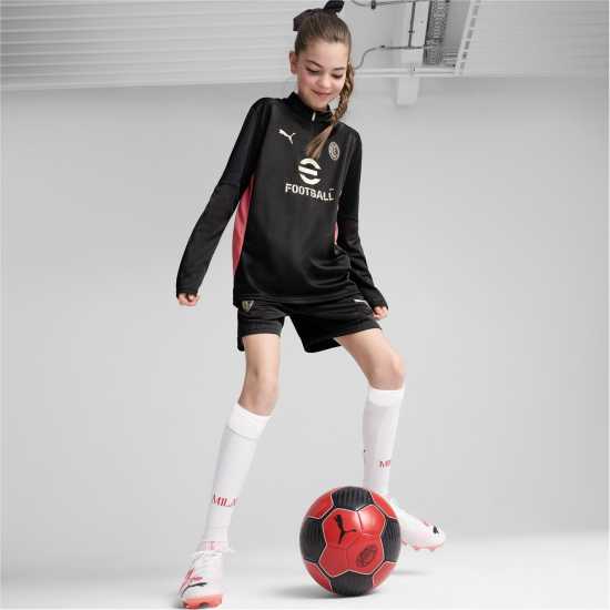 Puma Ac Milan Quarter Zip Training Top 2024 2025 Juniors  Детски горнища с цип