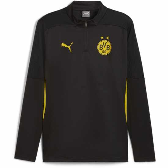 Puma Borussia Dortmund Quarter Zip Training Top Adults  