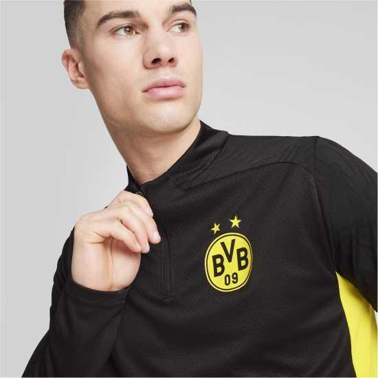 Puma Borussia Dortmund Quarter Zip Training Top Adults  