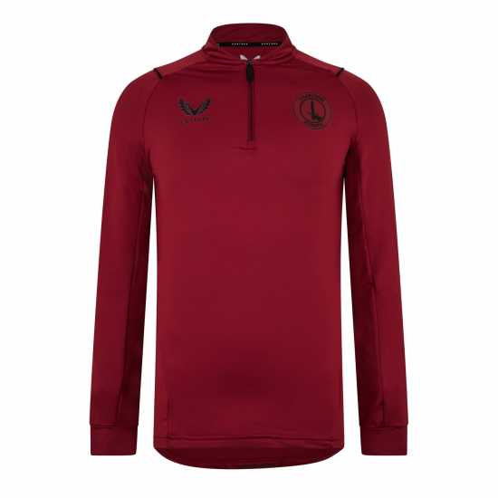 Castore Charlton Athletic Training Quarter Zip Top Adults  Мъжки суитчъри и блузи с качулки