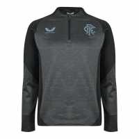 Castore Rfc 1/4Zip Sn99 Черно марл Мъжко облекло за едри хора