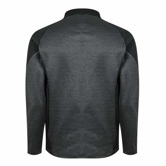 Castore Rfc 1/4Zip Sn99 Черно марл Мъжко облекло за едри хора