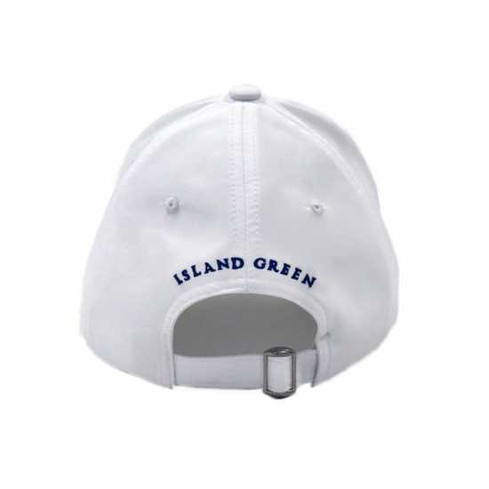 Island Green Baseball Cap Mens White 