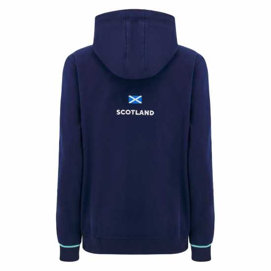 Macron Scotland Rugby Union Full Zip Hoodie 2024 Womens  Дамски суичъри и блузи с качулки