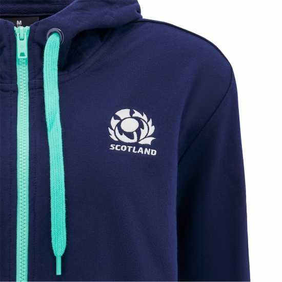 Macron Scotland Rugby Union Full Zip Hoodie 2024 Womens  Дамски суичъри и блузи с качулки