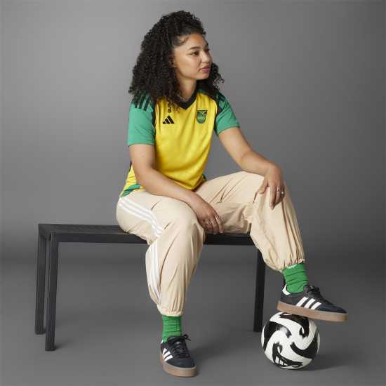 Adidas Домакинска Футболна Фланелка Jamaica Home Shirt 2024 Womens  Дамско облекло плюс размер