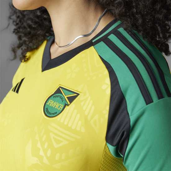 Adidas Домакинска Футболна Фланелка Jamaica Home Shirt 2024 Womens  Дамско облекло плюс размер