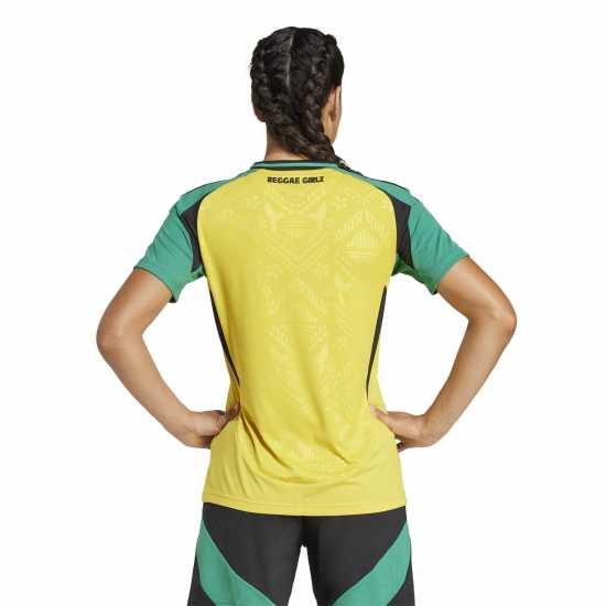 Adidas Домакинска Футболна Фланелка Jamaica Home Shirt 2024 Womens  Дамско облекло плюс размер