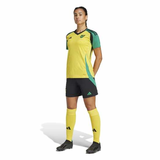 Adidas Домакинска Футболна Фланелка Jamaica Home Shirt 2024 Womens  Дамско облекло плюс размер