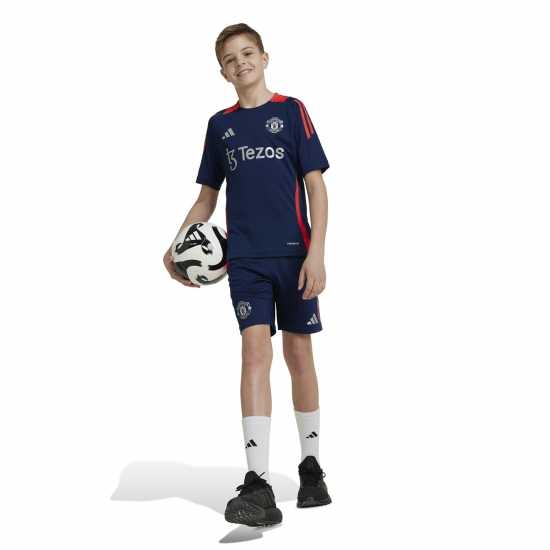 Adidas Дамски Къси Шорти За Тренировка Manchester United Training Shorts 2024 2025 Juniors  Детски къси панталони