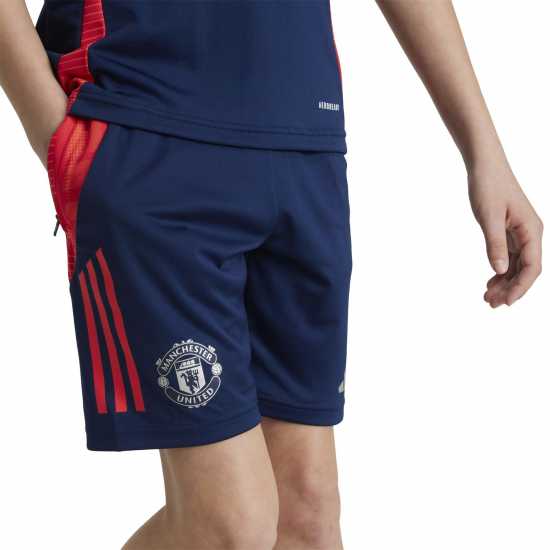 Adidas Дамски Къси Шорти За Тренировка Manchester United Training Shorts 2024 2025 Juniors  Детски къси панталони