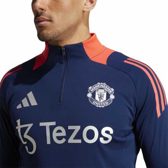 Adidas Manchester United Tiro 24 Training Top 2024 2025 Adults Черно Мъжко облекло за едри хора