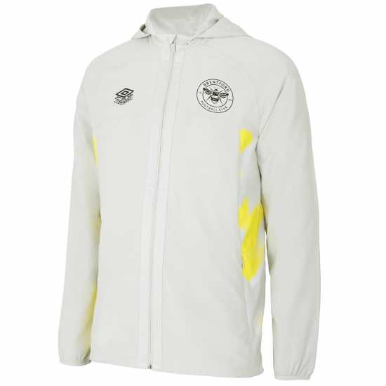 Umbro Brentford Shower Jacket 2022 2023 Juniors Гъба/Жълто Детски якета и палта