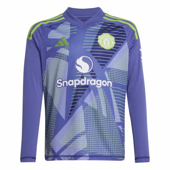 Adidas Горнище С Дълъг Ръкав Manchester United Goalkeeper Long Sleeve Top 2024 2025 Juniors  Вратарски ръкавици и облекло