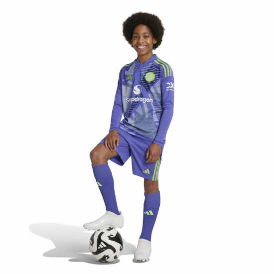 Adidas Горнище С Дълъг Ръкав Manchester United Goalkeeper Long Sleeve Top 2024 2025 Juniors  Вратарски ръкавици и облекло