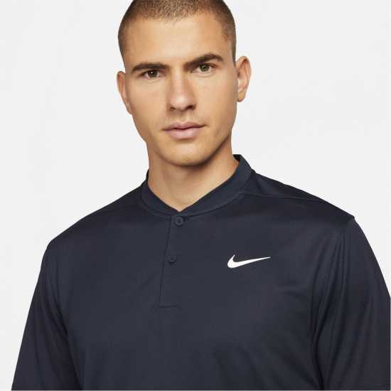 Nike Мъжка Блуза С Яка Dri Fit Victory Golf Polo Shirt Mens Морско синьо/Бяло Мъжки тениски с яка