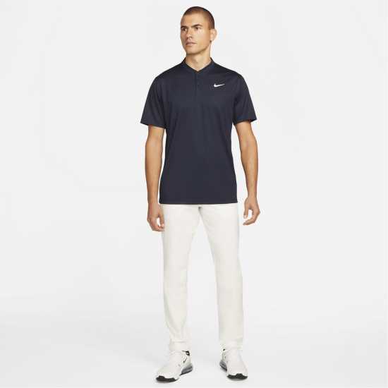 Nike Мъжка Блуза С Яка Dri Fit Victory Golf Polo Shirt Mens Морско синьо/Бяло Мъжки тениски с яка