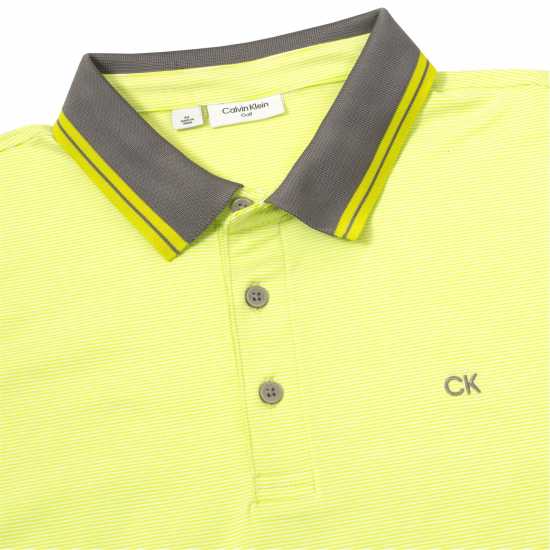 Calvin Klein Golf G Blade Polo Sn99 Lime/White Голф панталони за мъже