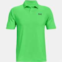 Under Armour Мъжка Блуза С Яка Performance Polo Shirt Mens Неон зелено Мъжко облекло за едри хора