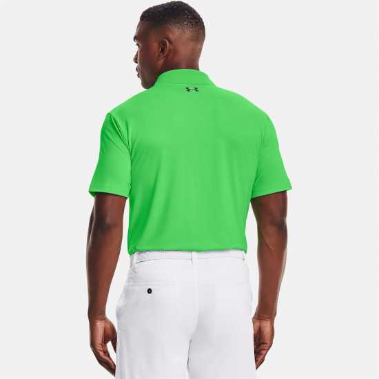 Under Armour Мъжка Блуза С Яка Performance Polo Shirt Mens Неон зелено Мъжко облекло за едри хора