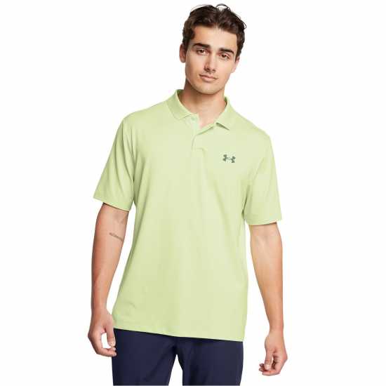 Under Armour Мъжка Блуза С Яка Performance Polo Shirt Mens Зелено Боулинг